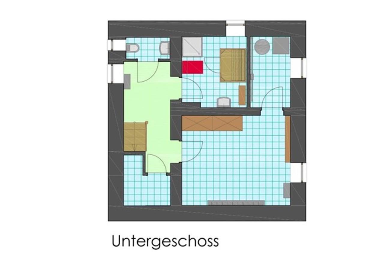 Villa Schnuck - Das Rote Ferienhaus Bad Gastein Eksteriør billede