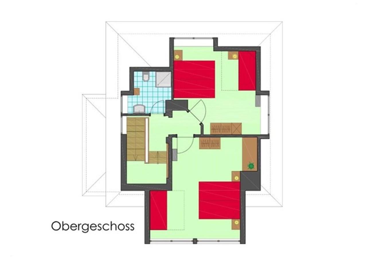 Villa Schnuck - Das Rote Ferienhaus Bad Gastein Eksteriør billede